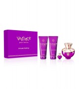 Versace Dylan Purple Kit shower gel + creme corporal + miniatura + perfume 100ml 